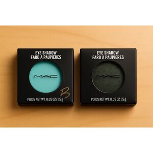 MAC Eyeshadow Lot Mint Condition Matte & That's‎ Showbiz Baby Frost New in Box